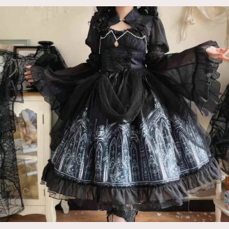 Silent Night Church Gothic Lolita Dress JSK (WS204)